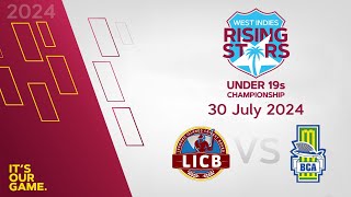 🔴 LIVE Leewards Islands v Barbados  CWI Men’s Under 19  50 Over Championships 2024 [upl. by Anitan]