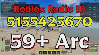 Arc Roblox Radio CodesIDs [upl. by Nilam]