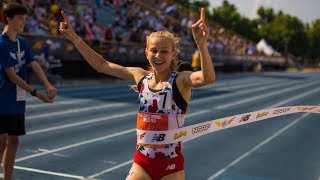 Katelyn Tuohy Breaks High School Mile National Record [upl. by Chimene331]