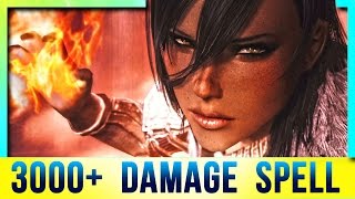 Skyrim Special Edition Builds – BEST Spells Location 3000 DAMAGE Secret Mage Build [upl. by Annirok26]