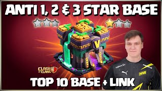 After Update 10 New Base Best Th14 War Base With Link 2024  Th14 War Base  Th14 New Base CWL coc [upl. by Tizes]