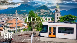 Lugano Switzerland 🇨🇭 live unforgettable moments  summer walk 4K [upl. by Emilia228]