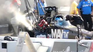 Top Fuel Dragster burnout in slow motion [upl. by Atiniv]