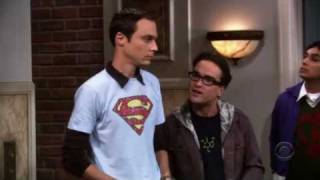 The Big Bang Theory  Теория Большого взрыва  Про Супермена [upl. by Eneleuqcaj]