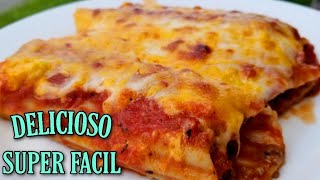 Como hacer unos Canelones rellenos de carne molidacómo preparar canelones de carne molida [upl. by Katherine220]