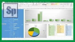 Excel  Cómo hacer gráficos dinámicos y crear un Dashboard con segmentación de datos Español HD [upl. by Aelahc38]