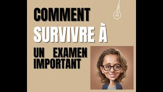 Comment survivre à un examen important [upl. by Arit697]