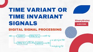 Time Variant or Time Invariant signals  Digital Signal Processing  DSP Lecture  Bangla [upl. by Lehsreh]