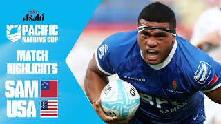 Last minute WINNER 😮  Samoa v USA  Match Highlights  Asahi Super Dry Pacific Nations Cup [upl. by Pani]