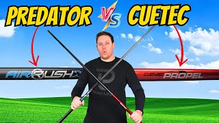 What is the best Jump Cue We put two of the best to battle Predator Air Rush vs Cuetec Propel [upl. by Aarika985]