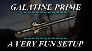 Warframe Weapon Builds  Galatine Prime 0 Forma [upl. by Onitnatsnoc]