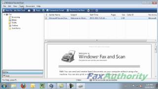 Manually Receive a Fax in Windows Fax and Scan Windows 7 and Windows Vista [upl. by Gollin]