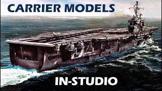 AIRCRAFT CARRIER MODELS  Four Iconic Carrier Kits from Revell Aurora and Lindberg in the 1950s [upl. by Atikram113]