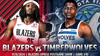 Portland Trail Blazers vs Minnesota Timberwolves Recap  Highlights  Postgame Show [upl. by Sirtemed246]