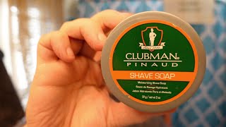 Clubman Pinaud Shave Soap Twig Razor by Leaf and Brushcraft Brush [upl. by Bauske508]