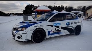 2013 SNODRIFT Rally Highlights Part 1 [upl. by Enyrhtac461]