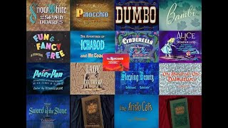 Classic Disney Movie Title Sequences [upl. by Earaj]