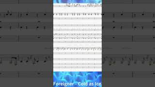 Foreigner  Cold As Ice  shorts Band Ensemble [upl. by Yenduhc390]