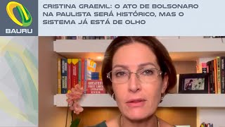 Cristina Graeml O ato de Bolsonaro na Paulista será histórico mas o sistema já está de olho [upl. by Eicirtap]