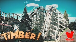 Planet Coaster Recreation  Timber  Walibi Rhônes Alpes [upl. by O'Dell]