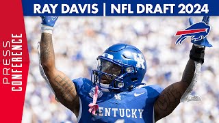 Ray Davis Drafted By The Buffalo Bills In The 2024 NFL Draft [upl. by Nimzay]