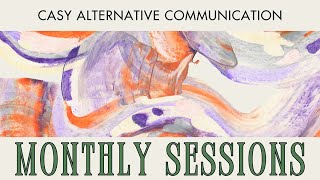 Alternative Communication Monthly Sessions with Anna Pietraszczyk MA 91224 [upl. by Oijres388]