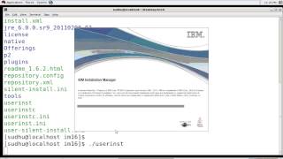 installing installation manager v 1 6 IM for IBM WebSphere Application Server v 8 5 on Linux [upl. by Mychael566]