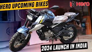 Hero Upcoming Bikes In India 2024Upcoming Bikes 2024 New Bike Launched HeroHero New Bike 2024 [upl. by Aelem]