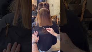 how to cut long shaggy bob haircut longbob shorthaircut bobhaircut haircut shorts shortsvideo [upl. by Enttirb]