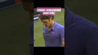 Federer  Kohlschreiber Crazy Point [upl. by Pedroza]