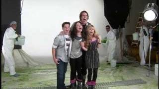 iCarly Behind the Scenes Getting Slimed [upl. by Atled]