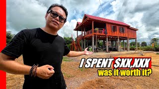 I Built a Village House in Cambodia ENTIRE PROCESS DETAILED [upl. by Norud46]