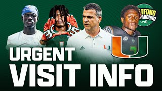 Recruiting Rumors Miami Hurricanes FLIP Targets On Campus  FSU vs Miami Visit List [upl. by Marola395]