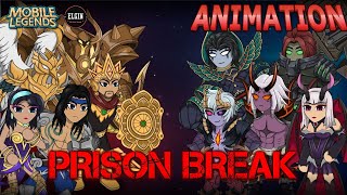 MOBILE LEGENDS ANIMATION  PRISON BREAK UNCUT [upl. by Reel]