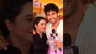 Manan Joshi amp Tanishq Seth CUTE FUN  Holi Song  Exclusive Interview  On Set mannatisundar [upl. by Aicerg]