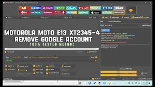 MOTOROLA E13 FRP BYPASS ANDROID 13✅ MOTO E13 GOOGLE ACCOUNT BYPASS MOTO E13 FRP UNLOCK ANDROID 13 [upl. by Aneekan]