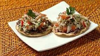 Dietas vegetarianas Tostadas de lentejas [upl. by Accire677]