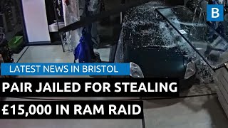 Bristol Pair jailed for Stealing £15000 of Perfume in Ram Raid [upl. by Essej44]