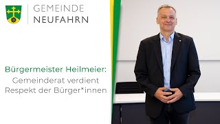 Bürgermeister Heilmeier Gemeinderat verdient Respekt der Bürgerinnen [upl. by Kurtis]