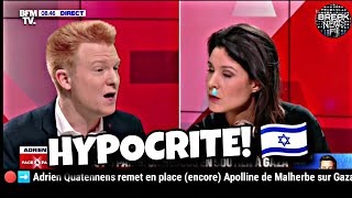 🔴➡️ Gaza Adrien Quatennens recadre encore Apolline de Malherbe [upl. by Nonnah]