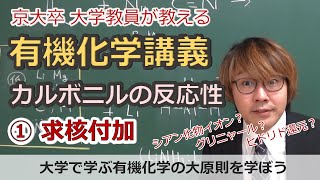 【大学有機化学】カルボニルの反応性①求核付加反応。電気陰性度から考えるグリニャール試薬の付加やヒドリド還元 [upl. by Jocelyn]