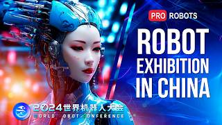 WRC 2024  Chinas largest robot exhibition  Robots and technologies at the exhibition in China [upl. by Meill]