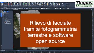 Rilievo di facciate tramite fotogrammetria terrestre e software open source [upl. by Apgar]