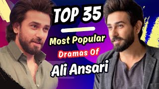 Ali Ansari Most Popular Dramas  Ali Ansari All Drama List  Chaal Drama  Best Pakistani Dramas [upl. by Briny]