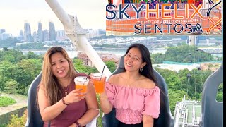 SKYHELIX SENTOSAOPENAIR PANORAMIC RIDE  Cherry Calizar touristattraction singapore [upl. by Nivrac]