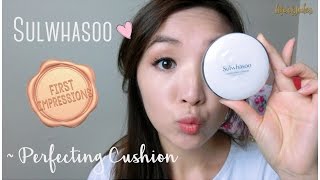 SULWHASOO Brightening Perfecting Cushion 21  lifeofjodes [upl. by Skerl840]