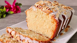 Easy and delicious coconut loaf cake recipe Very fluffy and moist Easy Baking [upl. by Desiri]