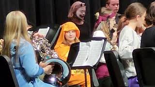 Chesaning Middle School 7th grade Halloween concert [upl. by Abocaj]