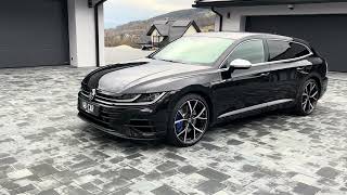 Arteon Shooting Brake R 320 KM Headup Kamery 360 Kubełki R Hak Harman Kardon Panorama Carbon Style [upl. by Ellimak]