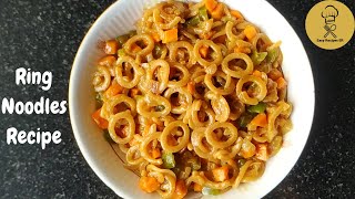 Ring Noodle Recipe  Masala Oodle Recipe  Easy Recipes ER [upl. by Alfonse]